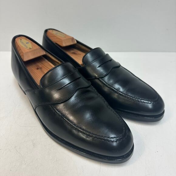 RESOLED Crockett & Jones x Brooks Brothers Penny Loafers Made in England US 10 D main image 8